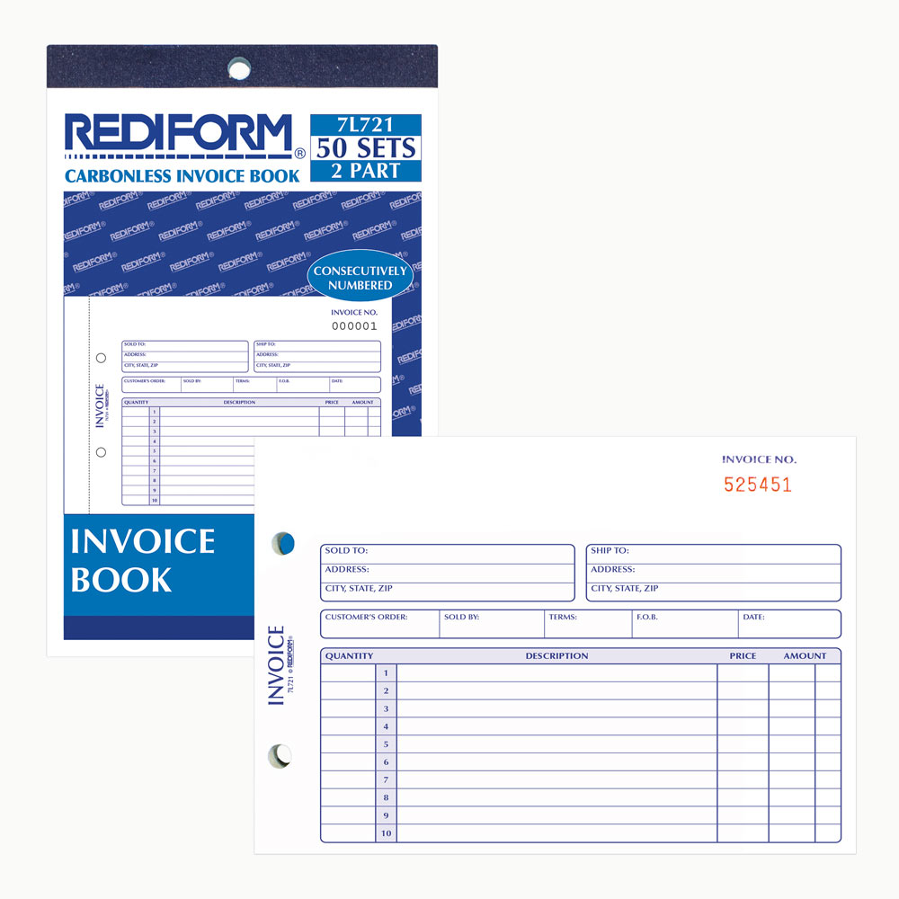 Invoice Book 7L721