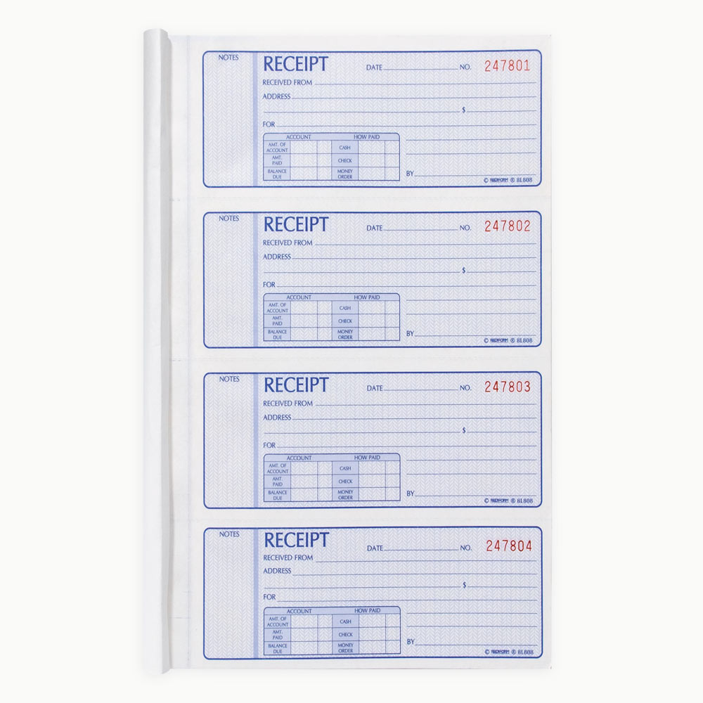 Money Receipt Book 8L808