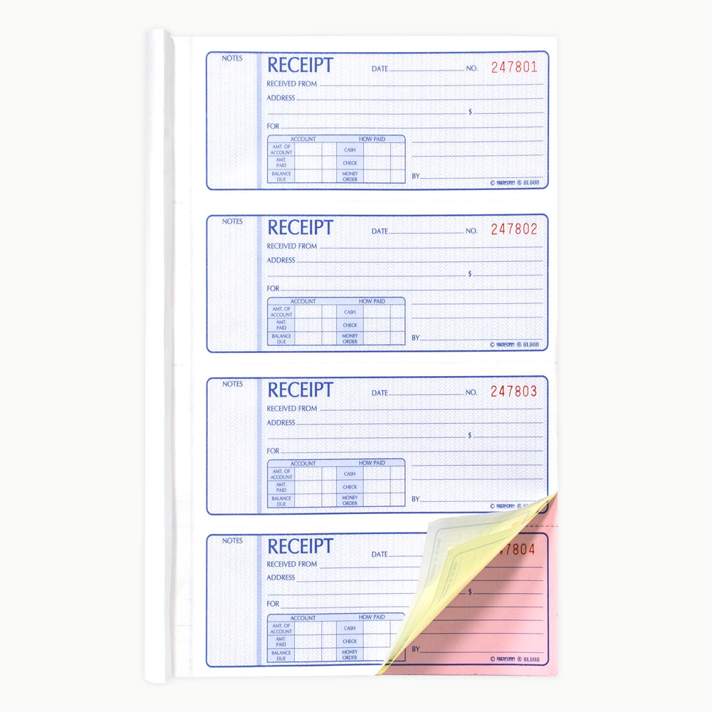 Money Receipt Book 8L808
