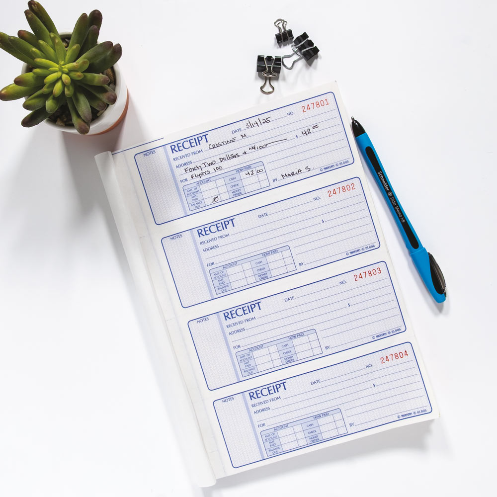 Money Receipt Book 8L808