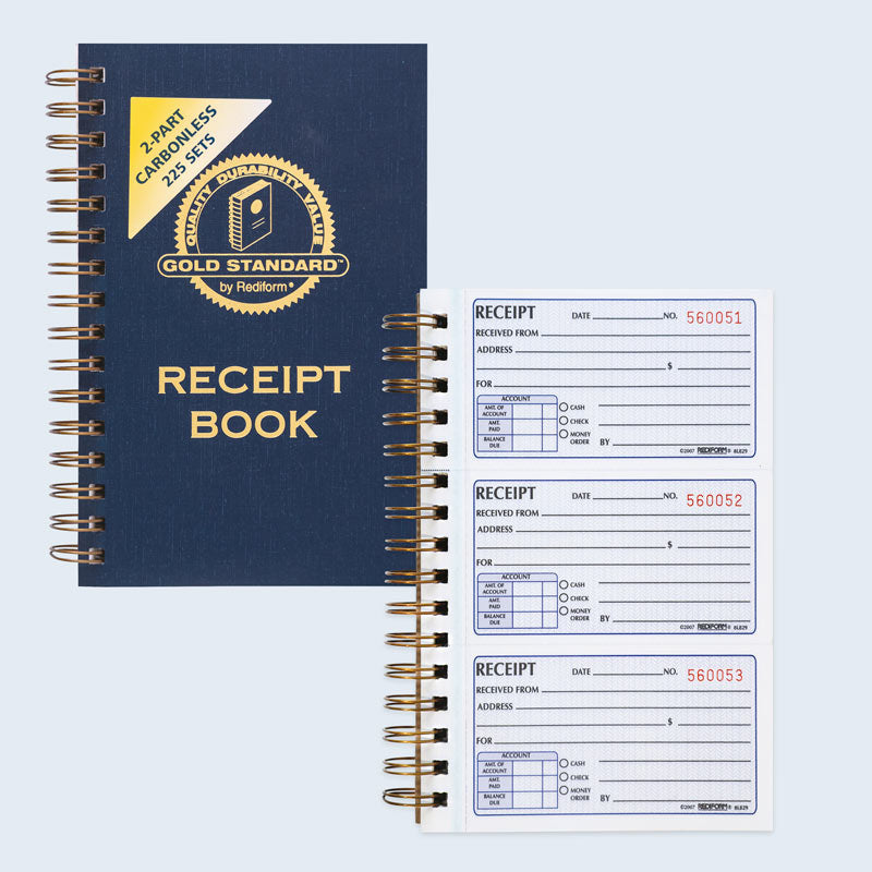 Gold Standard - Money Receipt Book 8L829