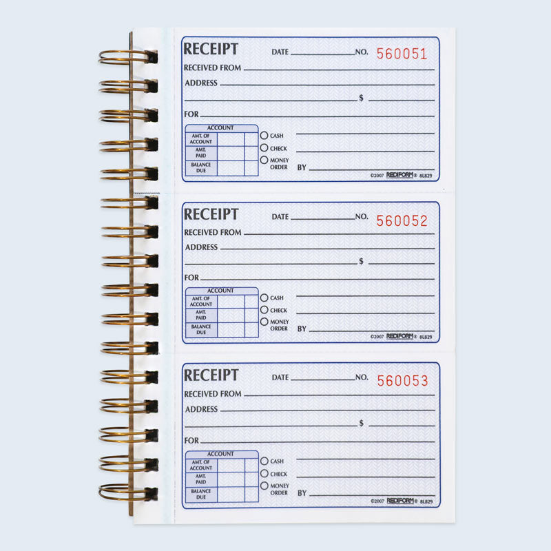Gold Standard - Money Receipt Book 8L829