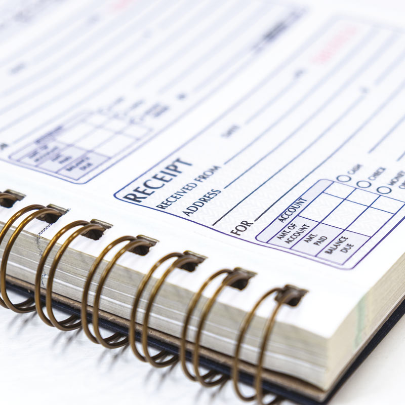 Gold Standard - Money Receipt Book 8L829