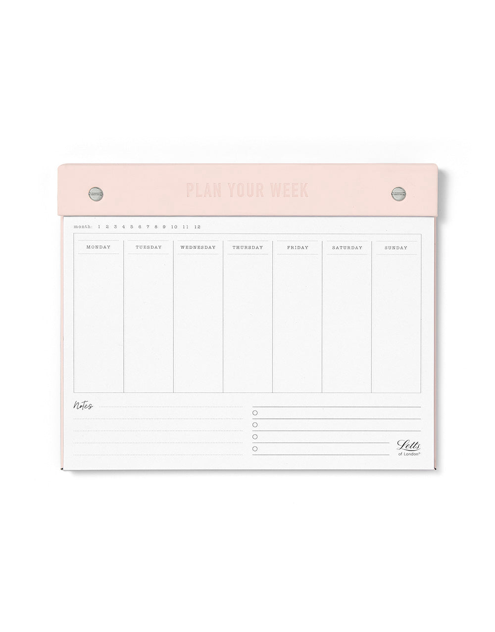 Conscious Weekly Planner Rosewater #color_rosewater