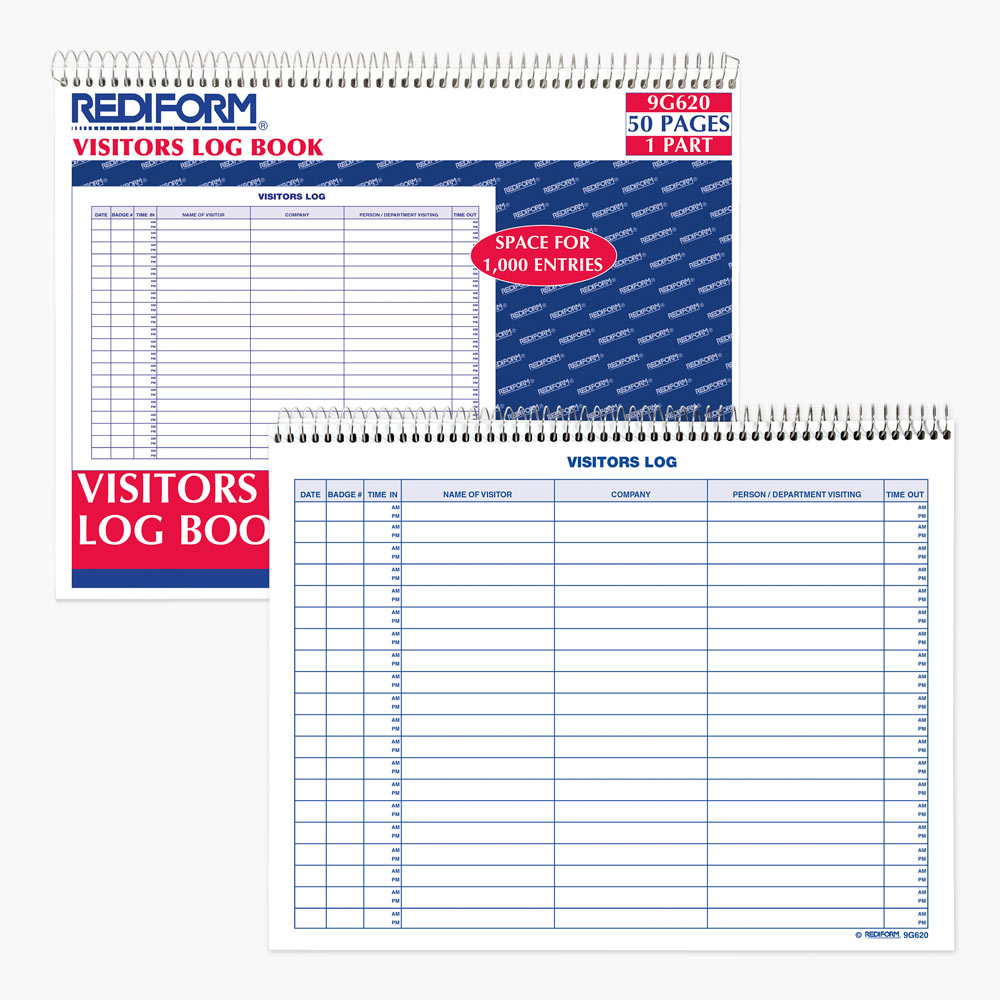 Visitors Log Book 9G620