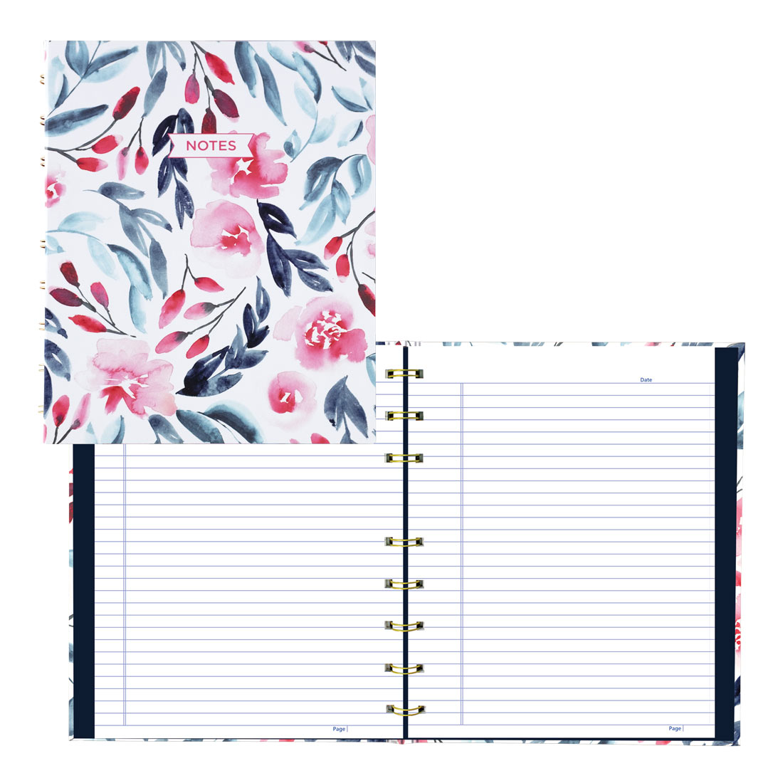 NotePro Notebook Tranguil Blooms A9C.01#color_tranquil-blooms