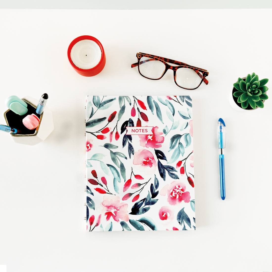 NotePro Notebook Tranguil Blooms A9C.01#color_tranquil-blooms