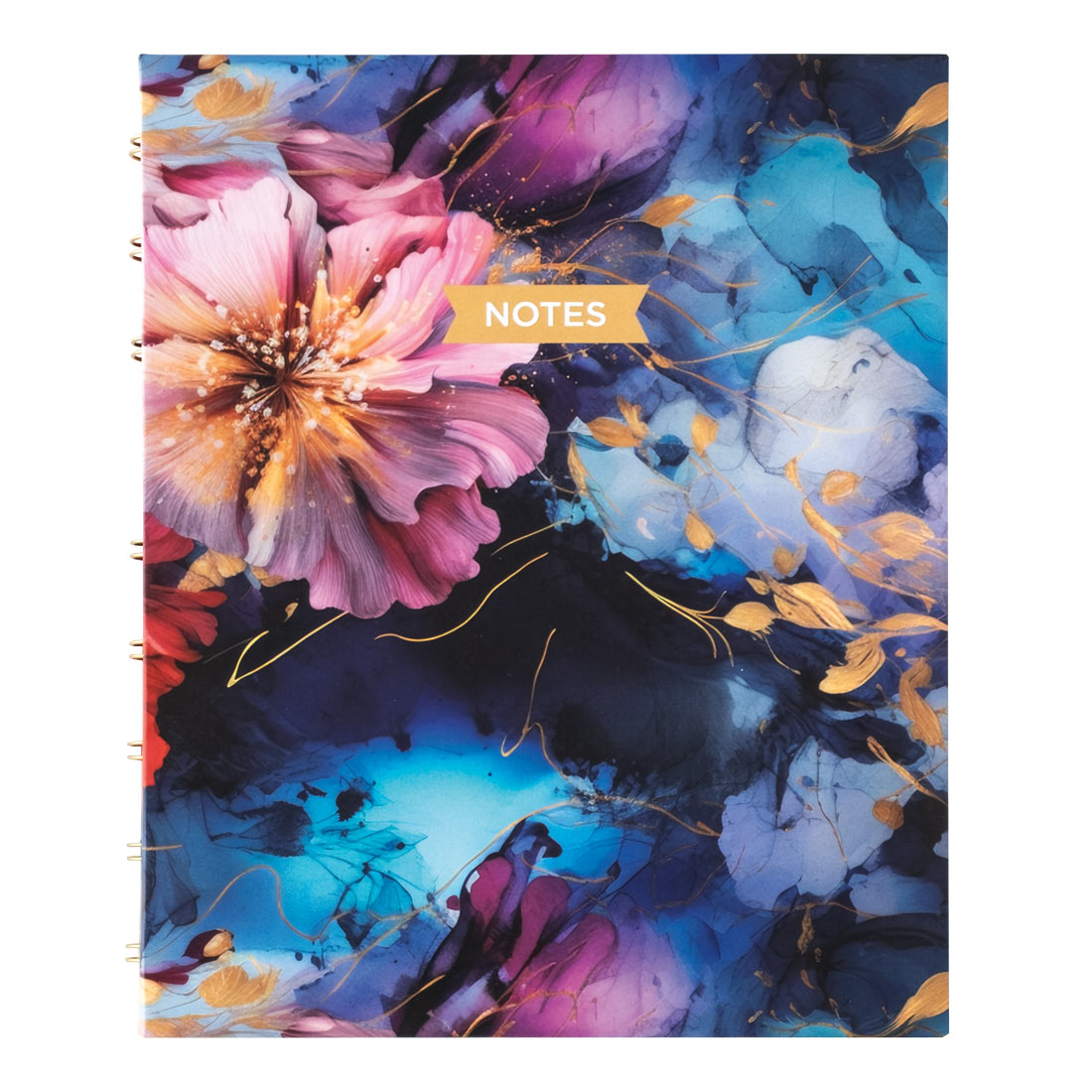 NotePro Notebook Midnight Floral A9C.02#color_midnight-floral