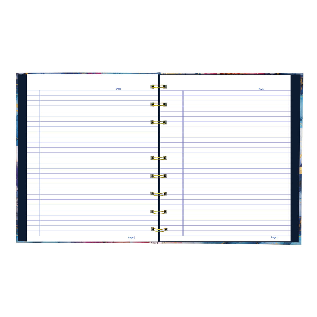 NotePro Notebook Midnight Floral A9C.02#color_midnight-floral