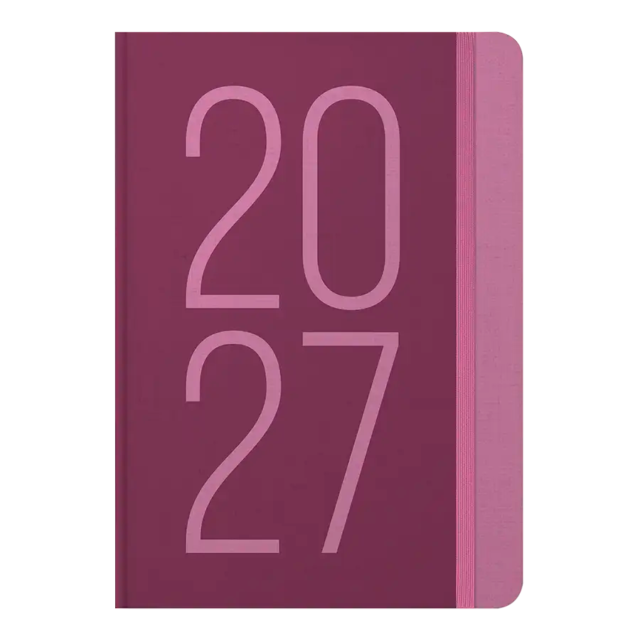 Letts A5 Weekly Planner, Essence, 2027 Rose 27-082632#color_essence-rose
