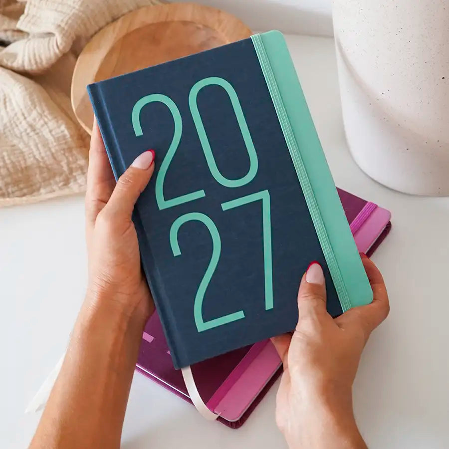 Letts A5 Weekly Planner, Essence, 2027 Teal 27-082633#color_essence-teal