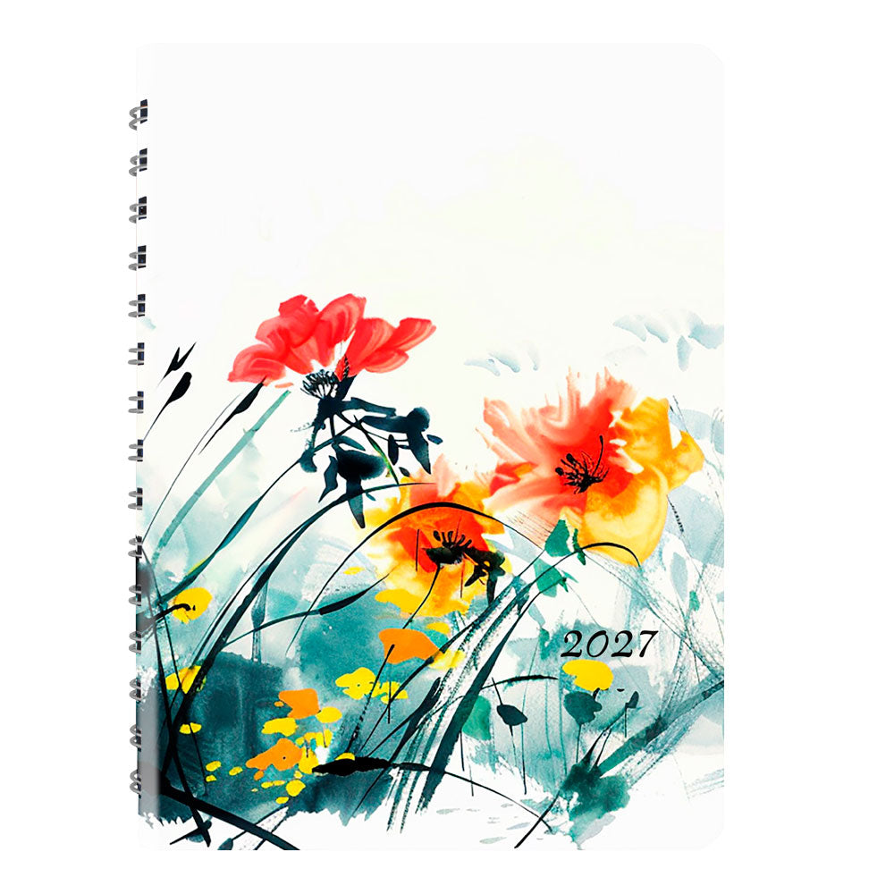 Blueline Dramatic Floral Weekly/Monthly Planner, 2027 C101G.01-27