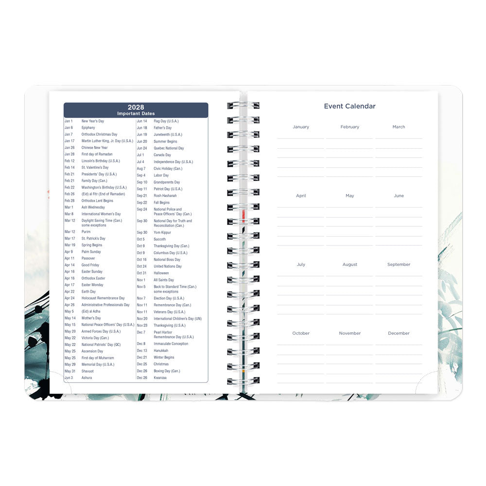 Blueline Dramatic Floral Weekly/Monthly Planner, 2027 C101G.01-27