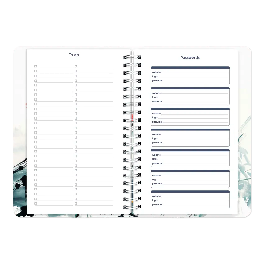 Blueline Dramatic Floral Weekly/Monthly Planner, 2027 C101G.01-27