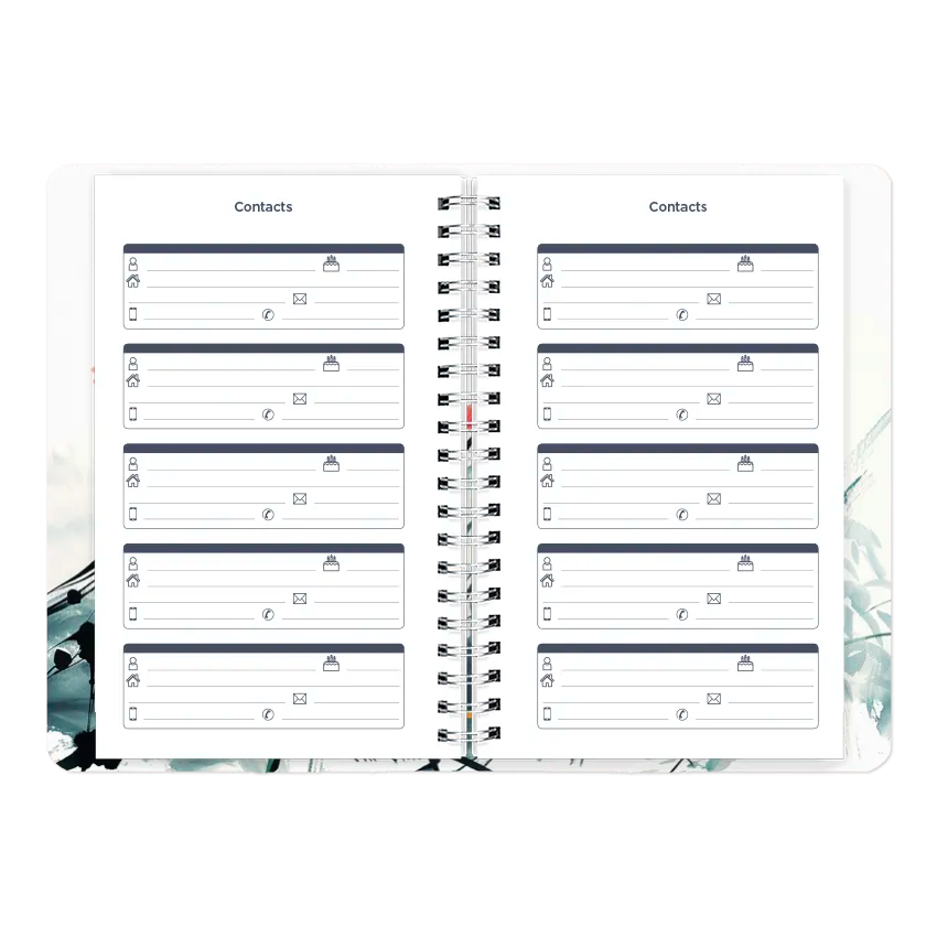 Blueline Dramatic Floral Weekly/Monthly Planner, 2027 C101G.01-27