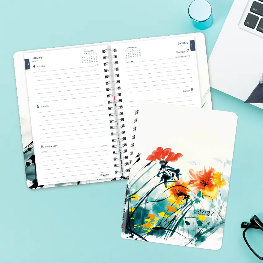 Blueline Dramatic Floral Weekly/Monthly Planner, 2027 C101G.01-27