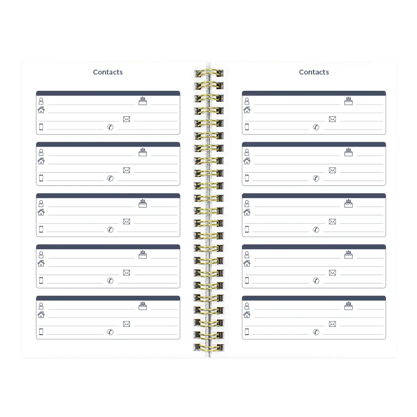 Blueline Minimalist Weekly/Monthly Planner, 2027, Assorted Designs C101PT.ASX-27