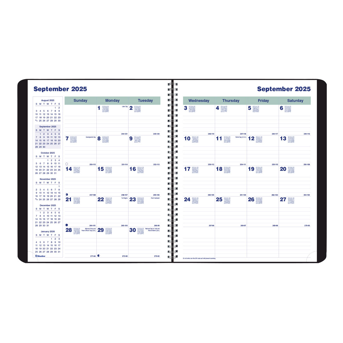 Blueline Essential Plan & Link™ Monthly Planner, Black, 2026 C1200.81T-26