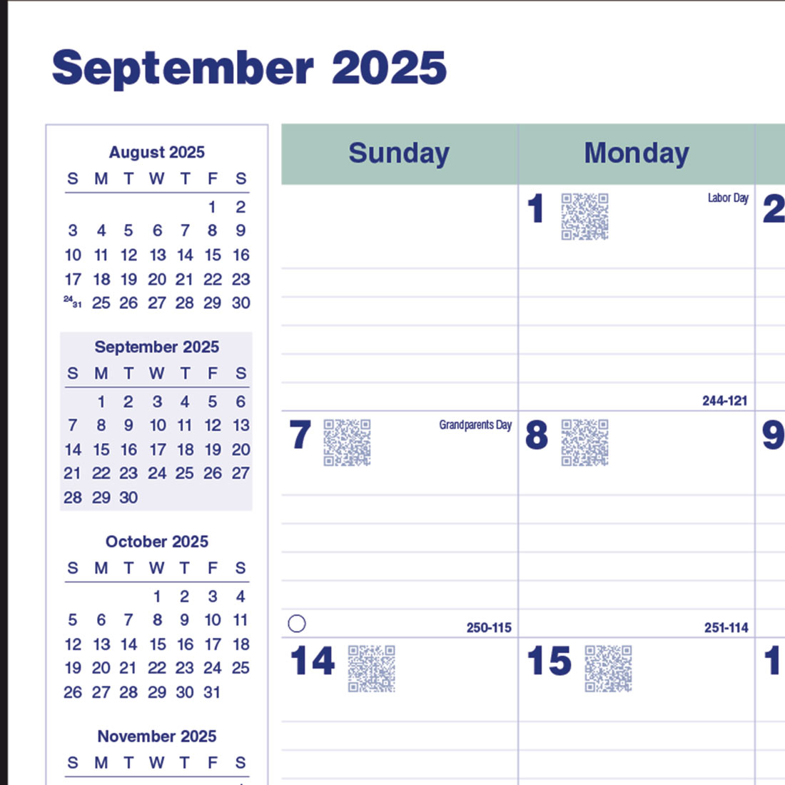 Blueline Essential Plan & Link™ Monthly Planner, Black, 2026 C1200.81T-26