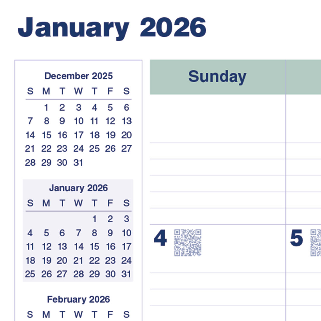 Blueline Essential Plan & Link™ Monthly Planner, Black, 2026 C1200.81T-26