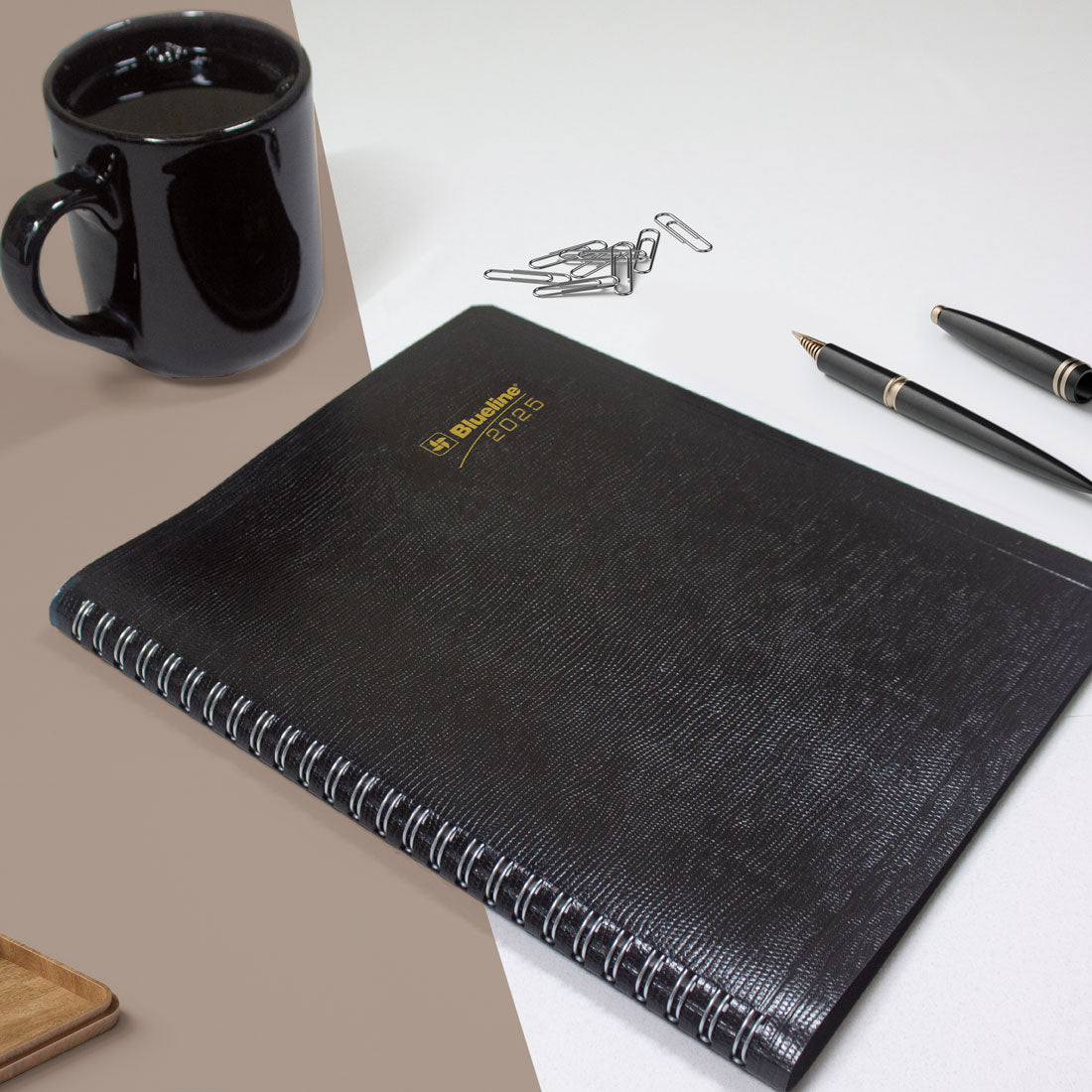 Essential Plan & Link™ Monthly Planner 2025, English, Black (C1200.81T-25)