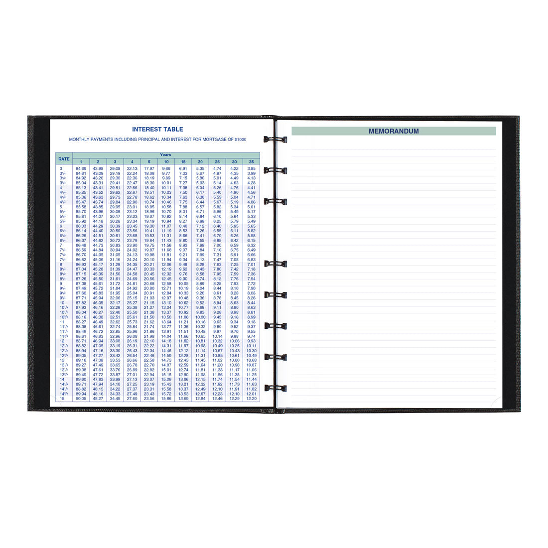 CoilPro™ Plan & Link™ Monthly Planner 2025, English, Black (C1200C.81-25)