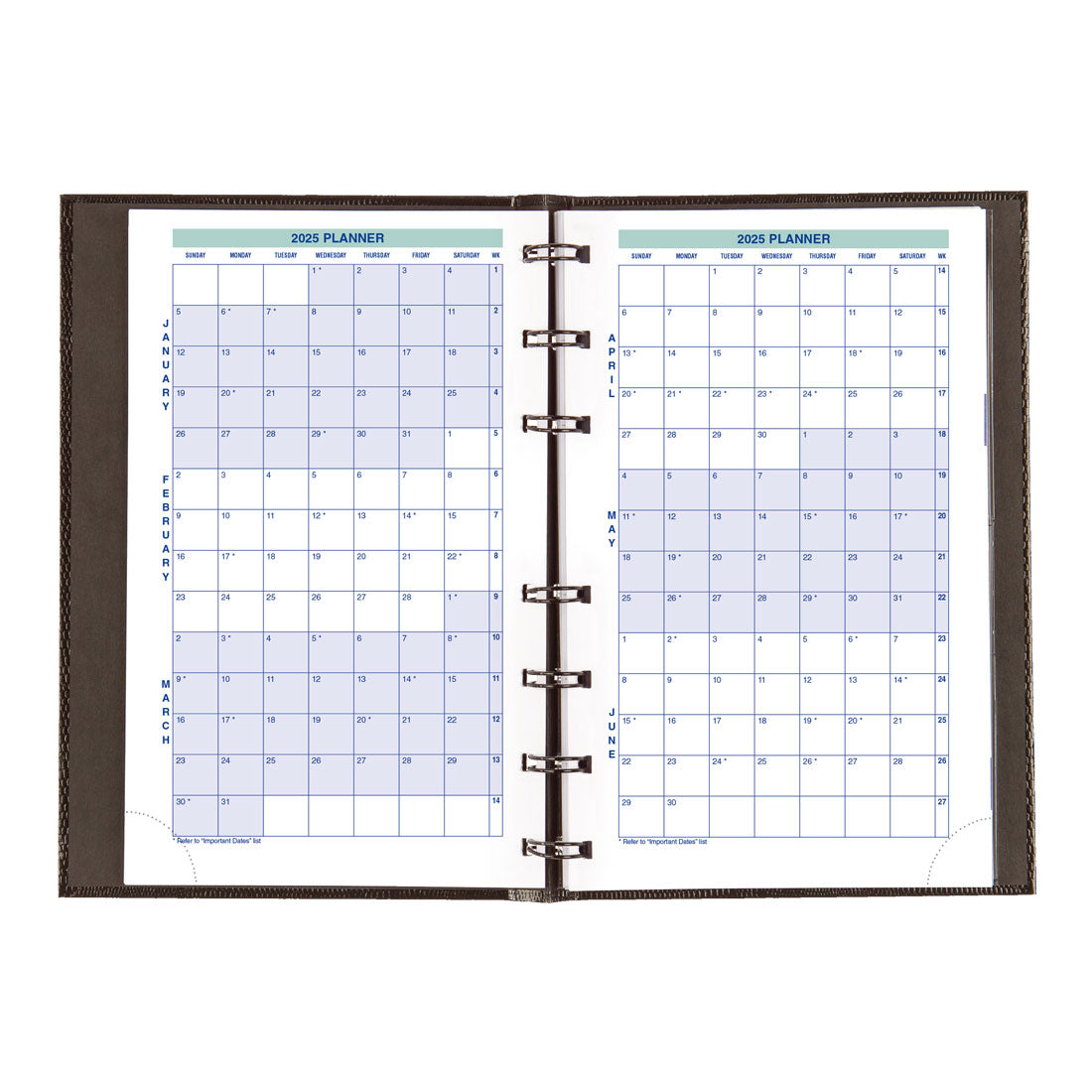 CoilPro™ Plan & Link™ Daily Planner 2025, English, Black (C1504C.81-25)