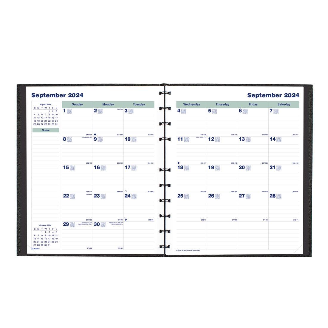 CoilPro™ Plan & Link™ Monthly Planner 2025, English, Black (C1512C.81-25)