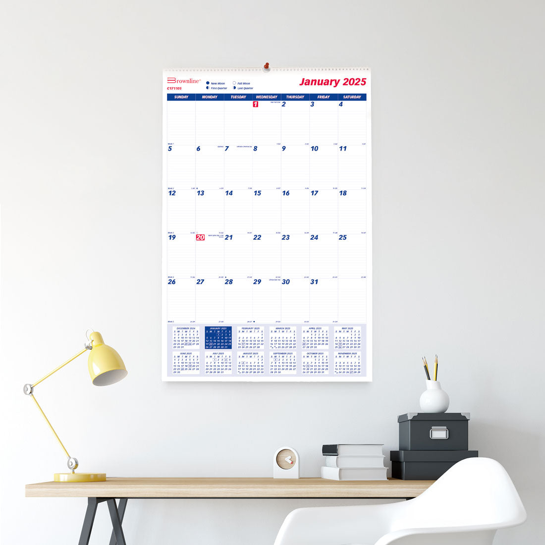 Monthly Wall Calendar 2025 (C171105-25)