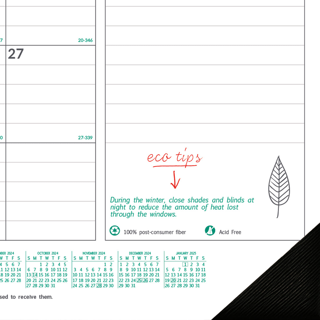 Ecologix Monthly Desk Pad 2024