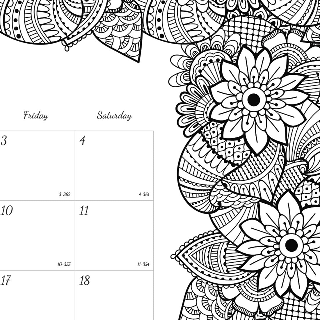 DoodlePlan™ Coloring Desk Pad 2025 (C2917311-25)