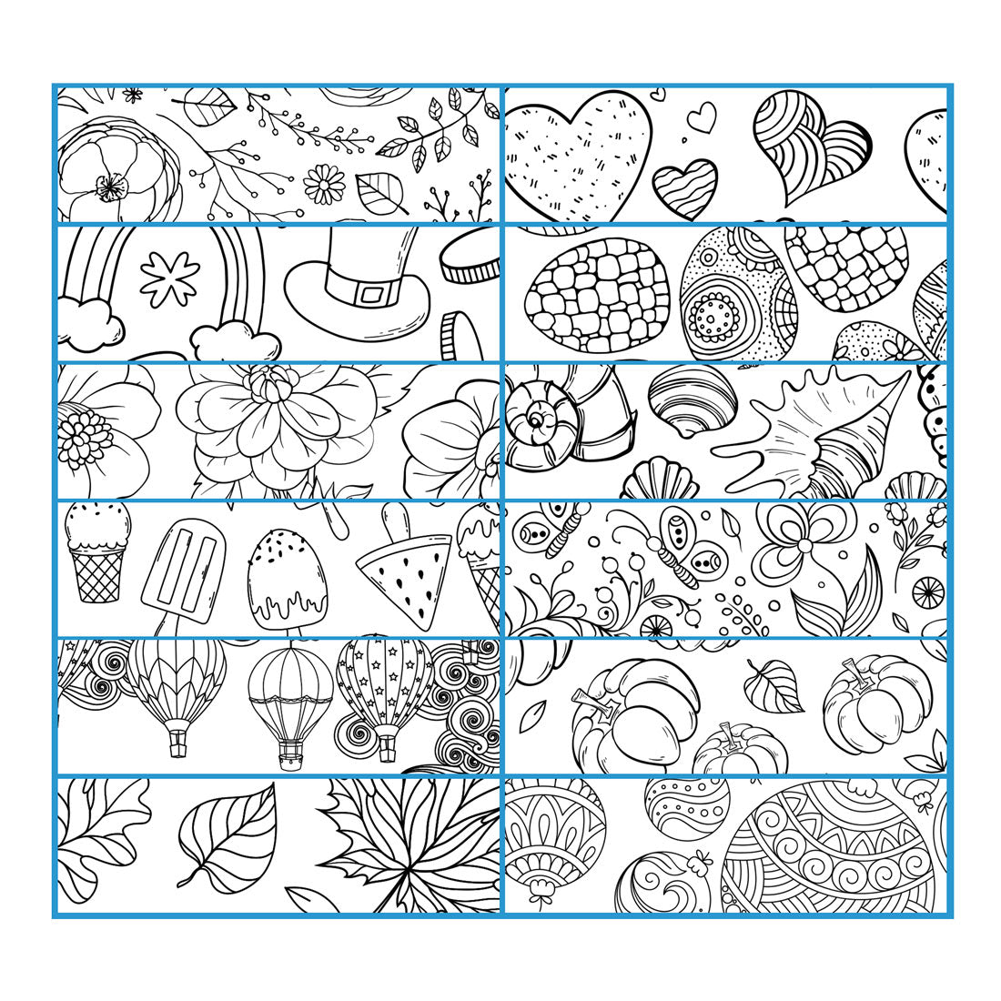 Desk Calendars 2025 Blueline® 2025 DoodlePlan™ Monthly Colouring