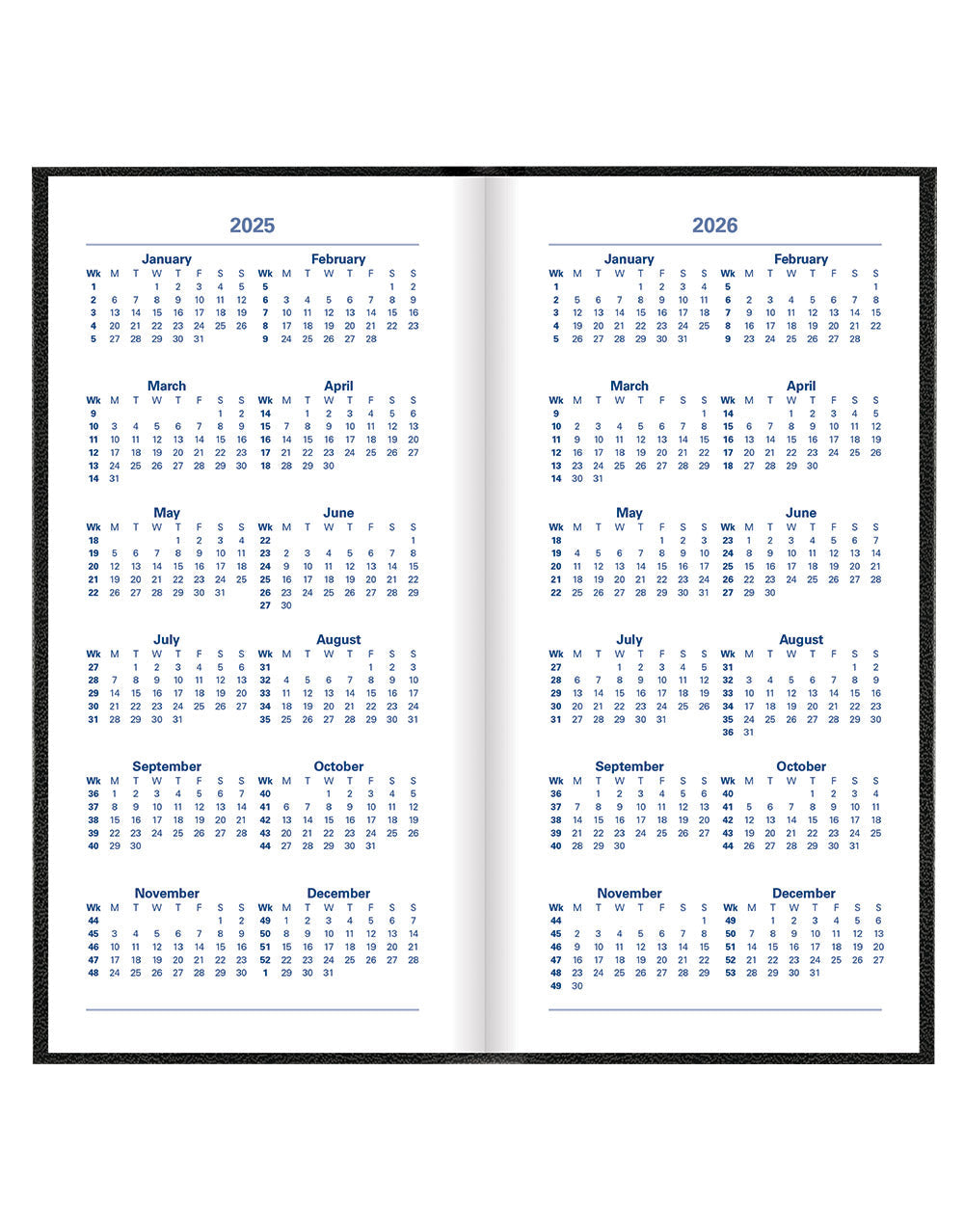 Principal Compact Week to View Planner 2025 - English 25-C30NUBK#color_black