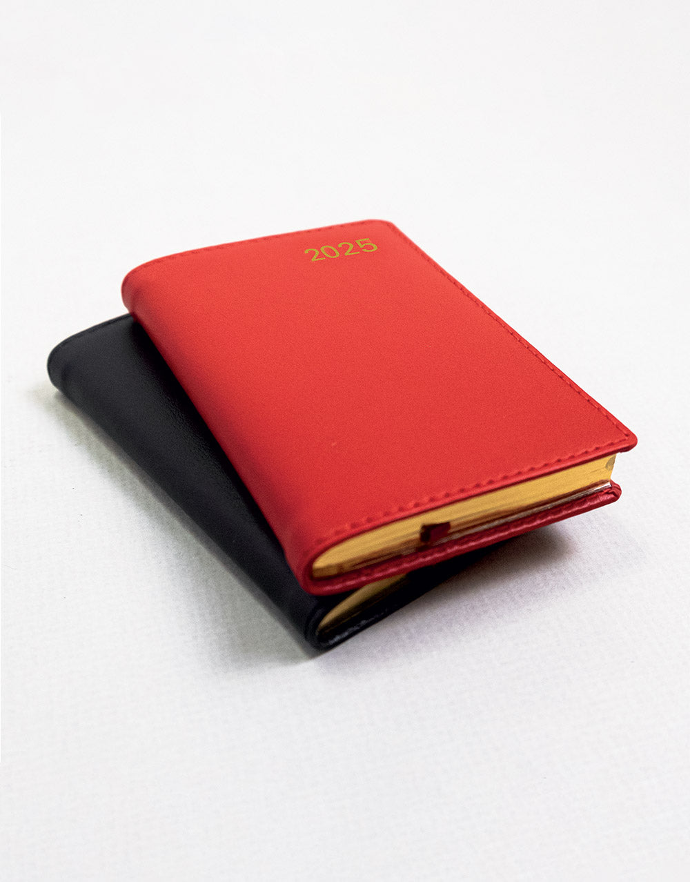 Belgravia Mini Pocket Week to View Leather Diary with Planners 2025 - English 25-C33EBK#color_black