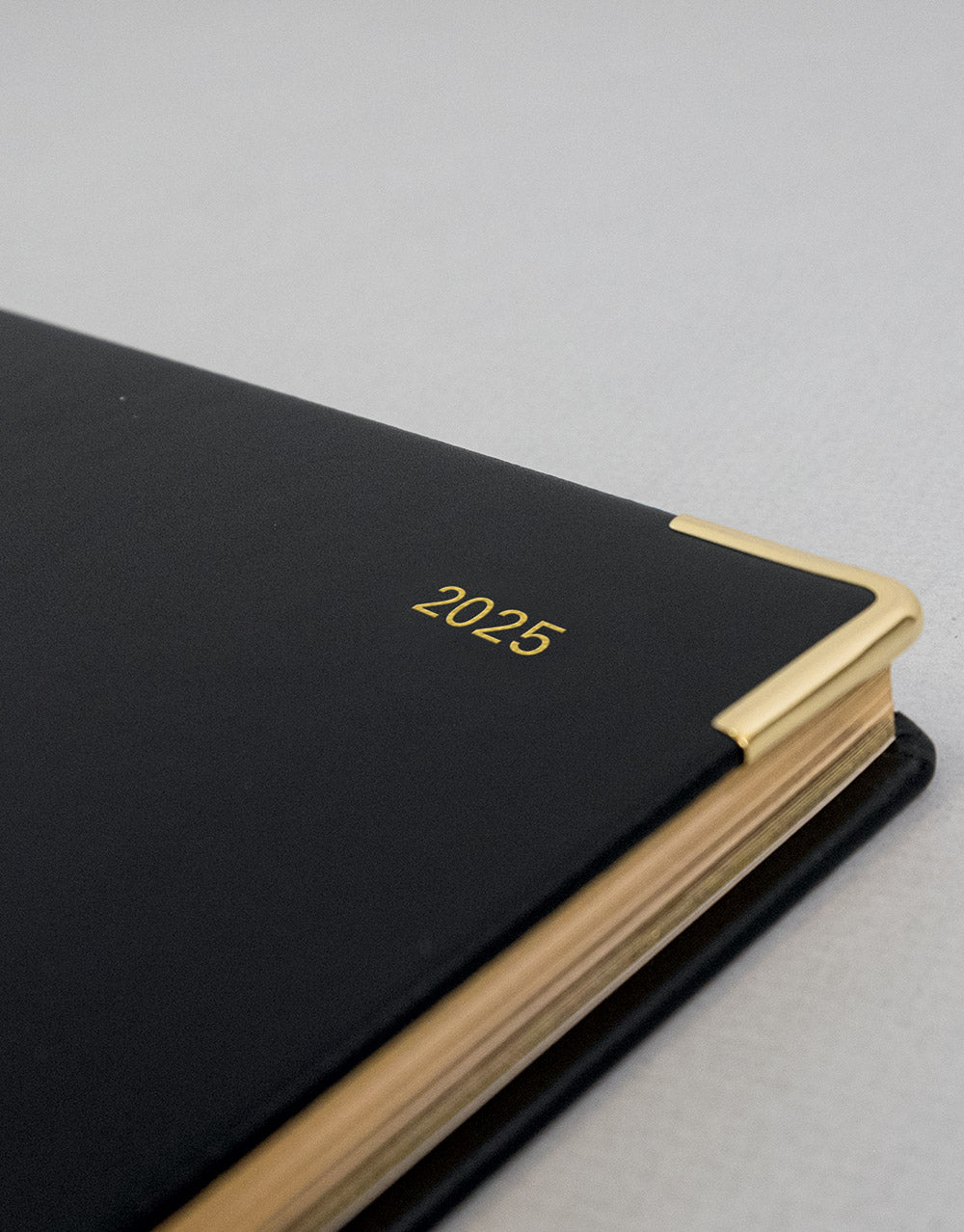 Roma Quarto Week to View Leather Planner with Appointments 2025 - English 25-C33YiBK#color_black