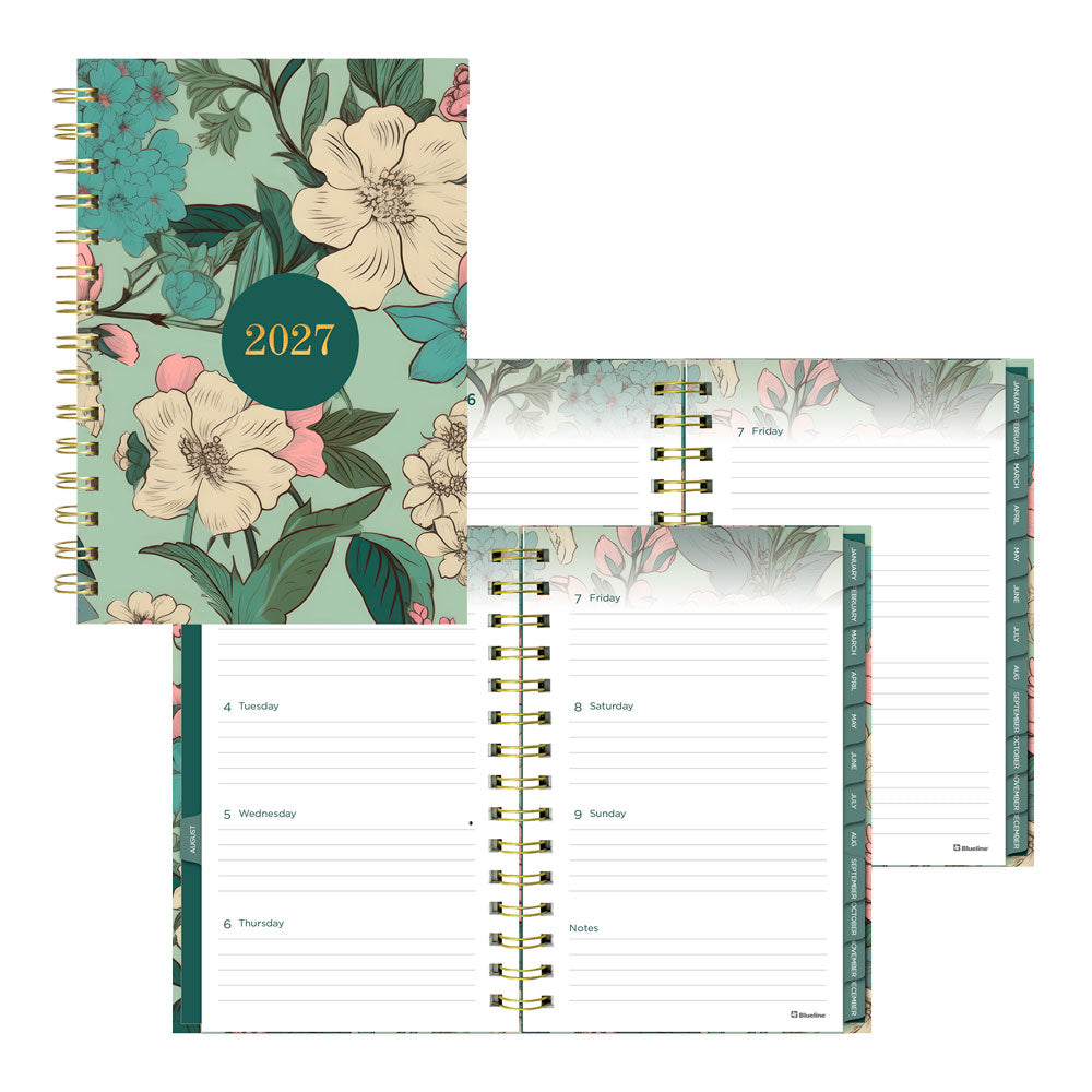 Verdant 17-Month Weekly Planner, 2026 - 2027 English C448017.01-27