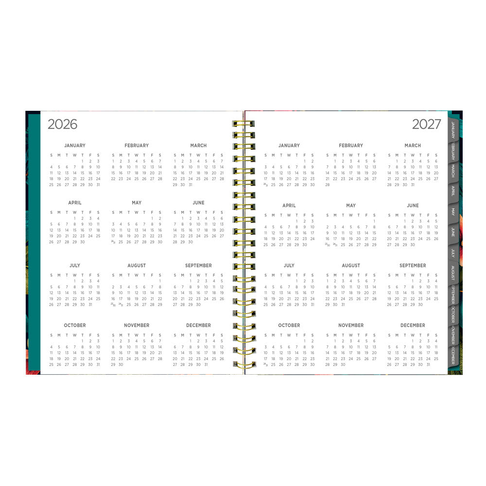 Wildflower Glow 17-Month Weekly Planner, 2026 - 2027 - English C471117.01-27