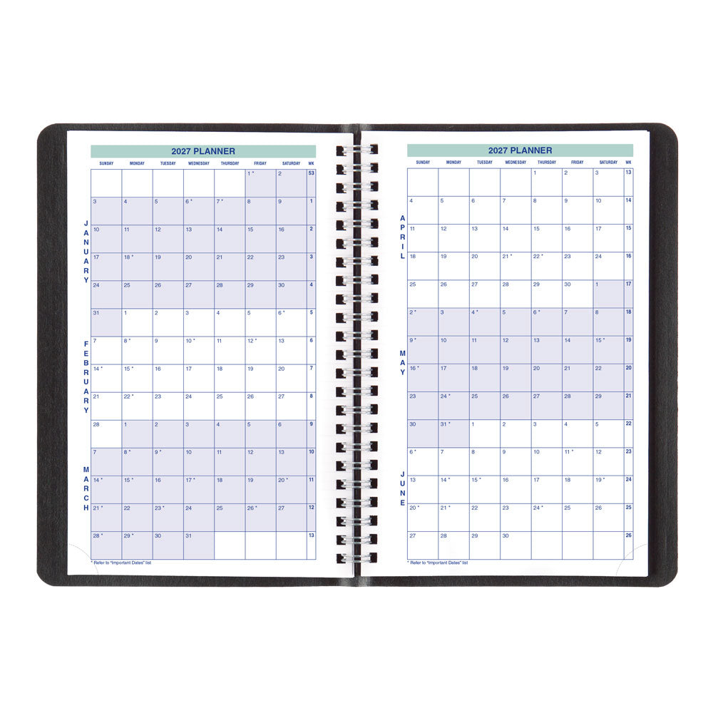 Plan & Link™ Weekly Appointment Book, 2027, Black C5075.81T-27 Blueline