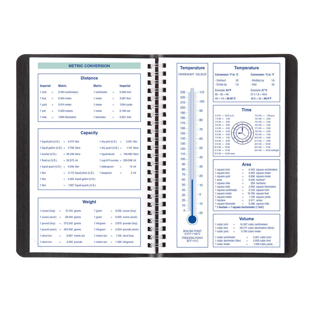 Plan & Link™ Weekly Appointment Book, 2027, Black C5075.81T-27 Blueline