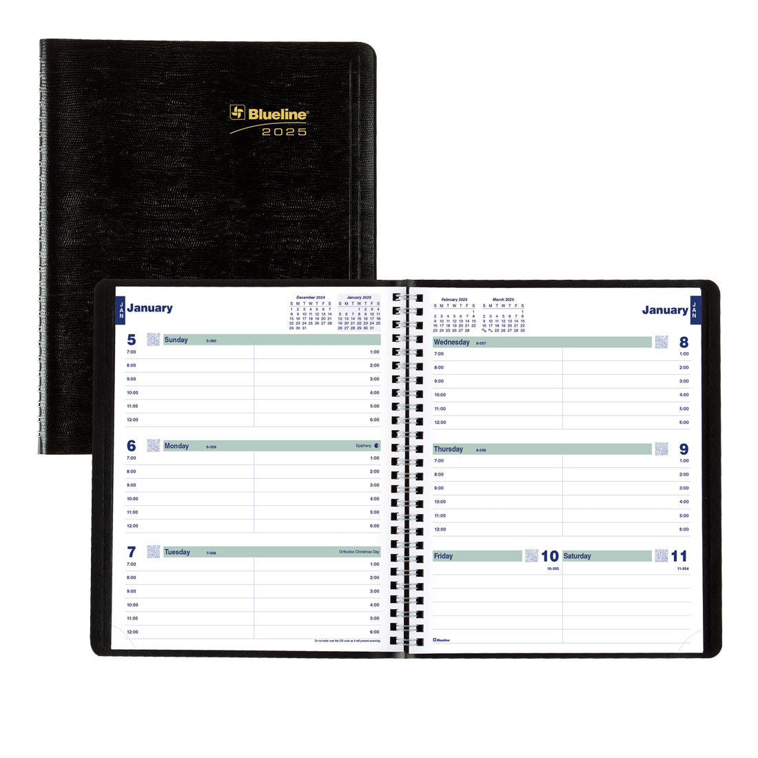 Essential Plan & Link™ Weekly Planner 2025, English, Black (C5275.81T-25)