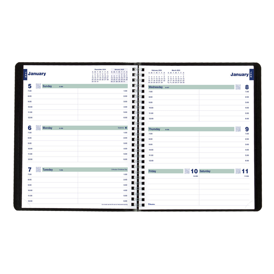 Essential Plan & Link™ Weekly Planner 2025, English, Black (C5275.81T-25)