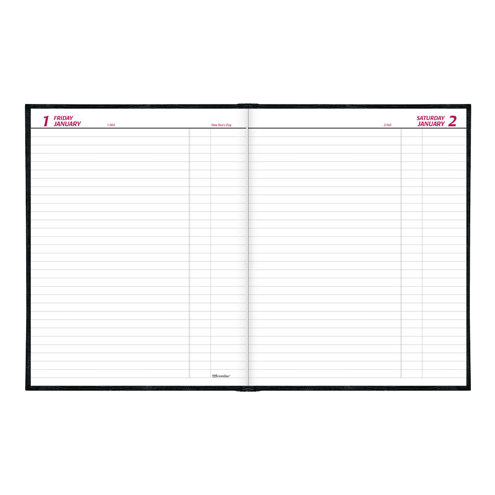 Traditional Daily Untimed Planner, 2027 Black C550.BLK-27#color_black