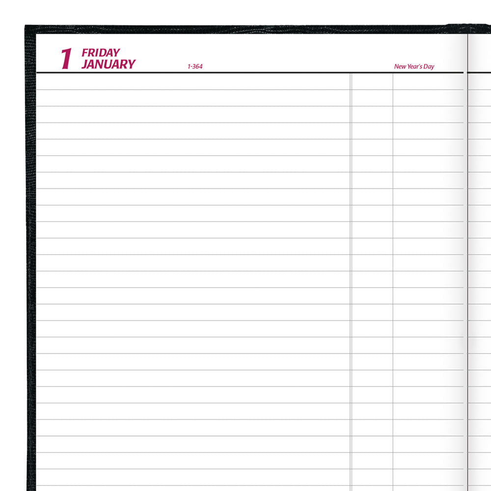 Traditional Daily Untimed Planner, 2027 Black C550.BLK-27#color_black