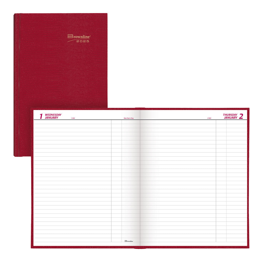 Daily Planner 2025, English, C550.RED#color_red