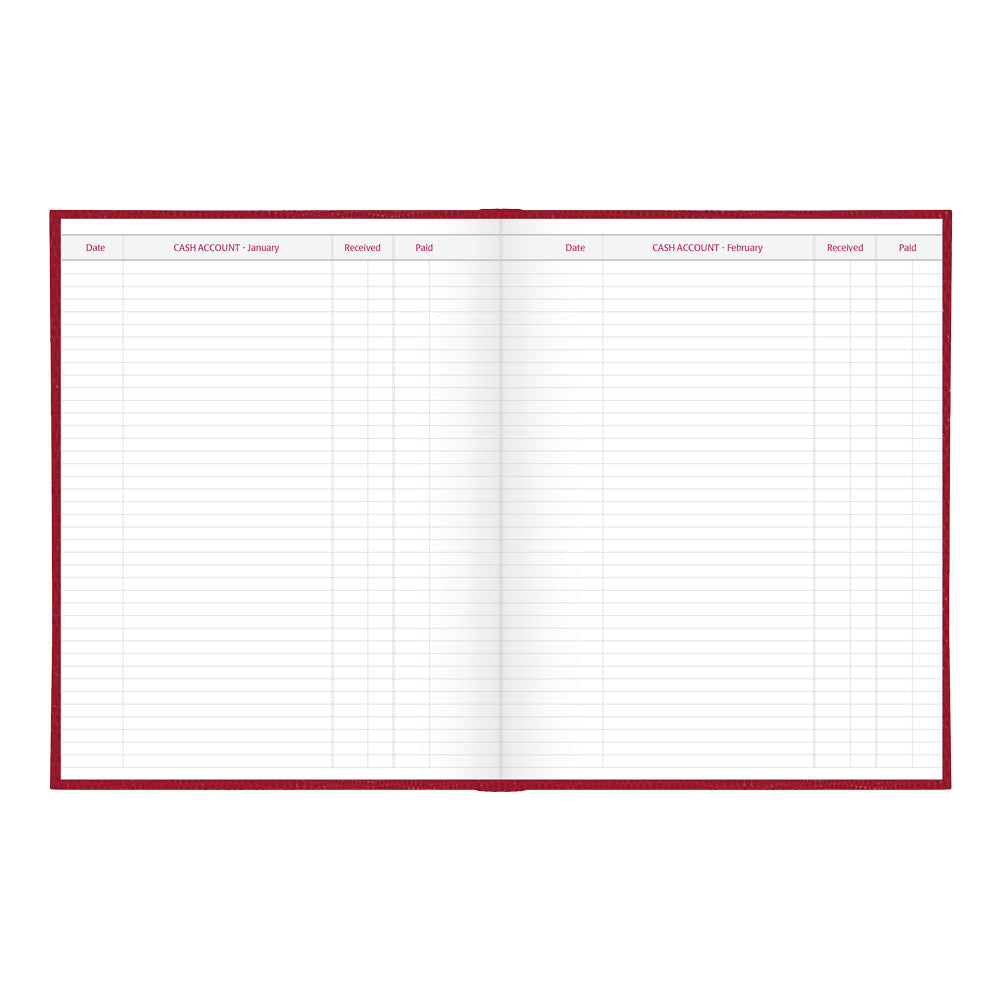 Traditional Daily Untimed Planner, 2027 Red C550.RED-27#color_bright-red