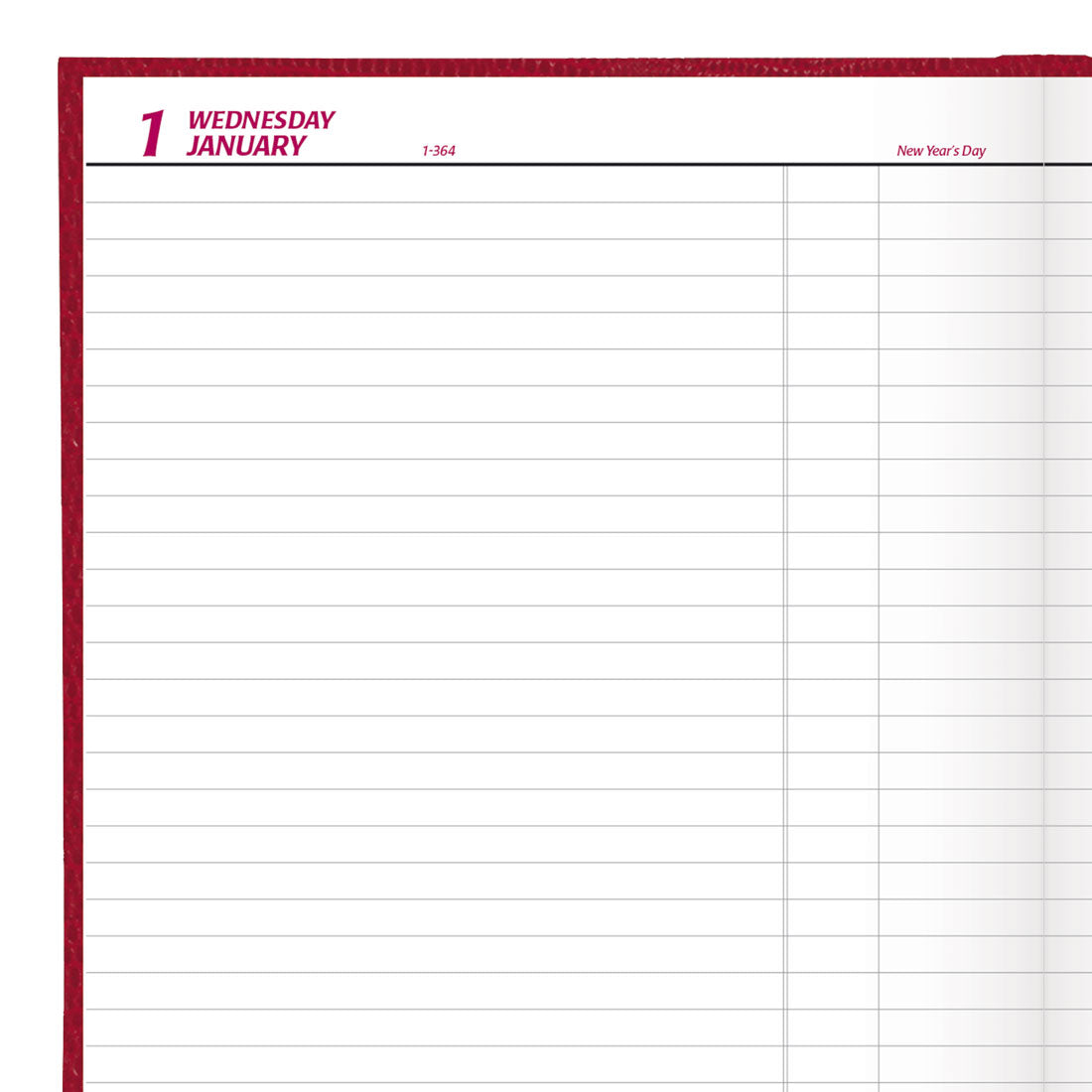 Daily Planner 2025, English, C550.RED#color_red