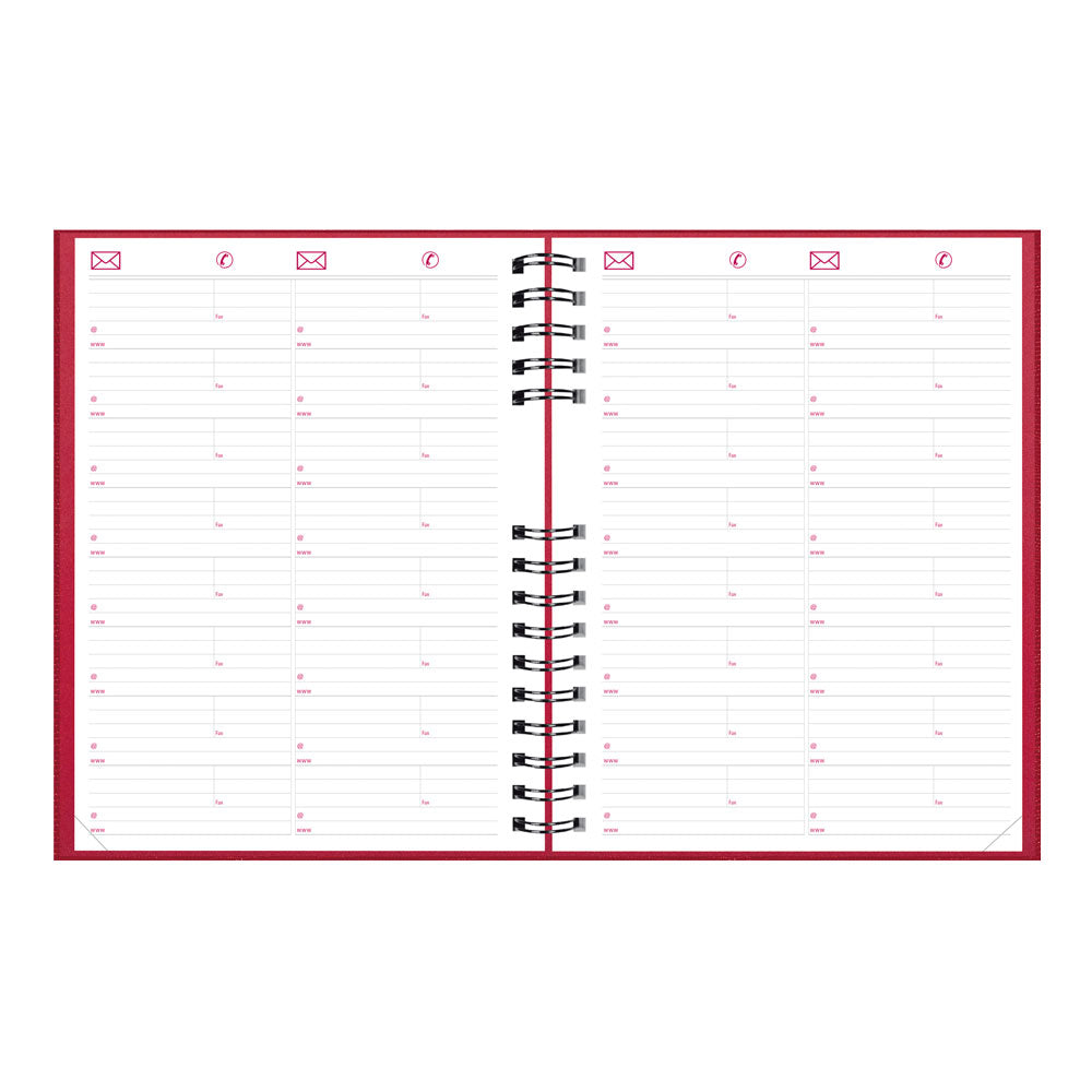 Brownline CoilPro™ Daily Untimed Planner, 2027, Bright Red C550C.RED-27