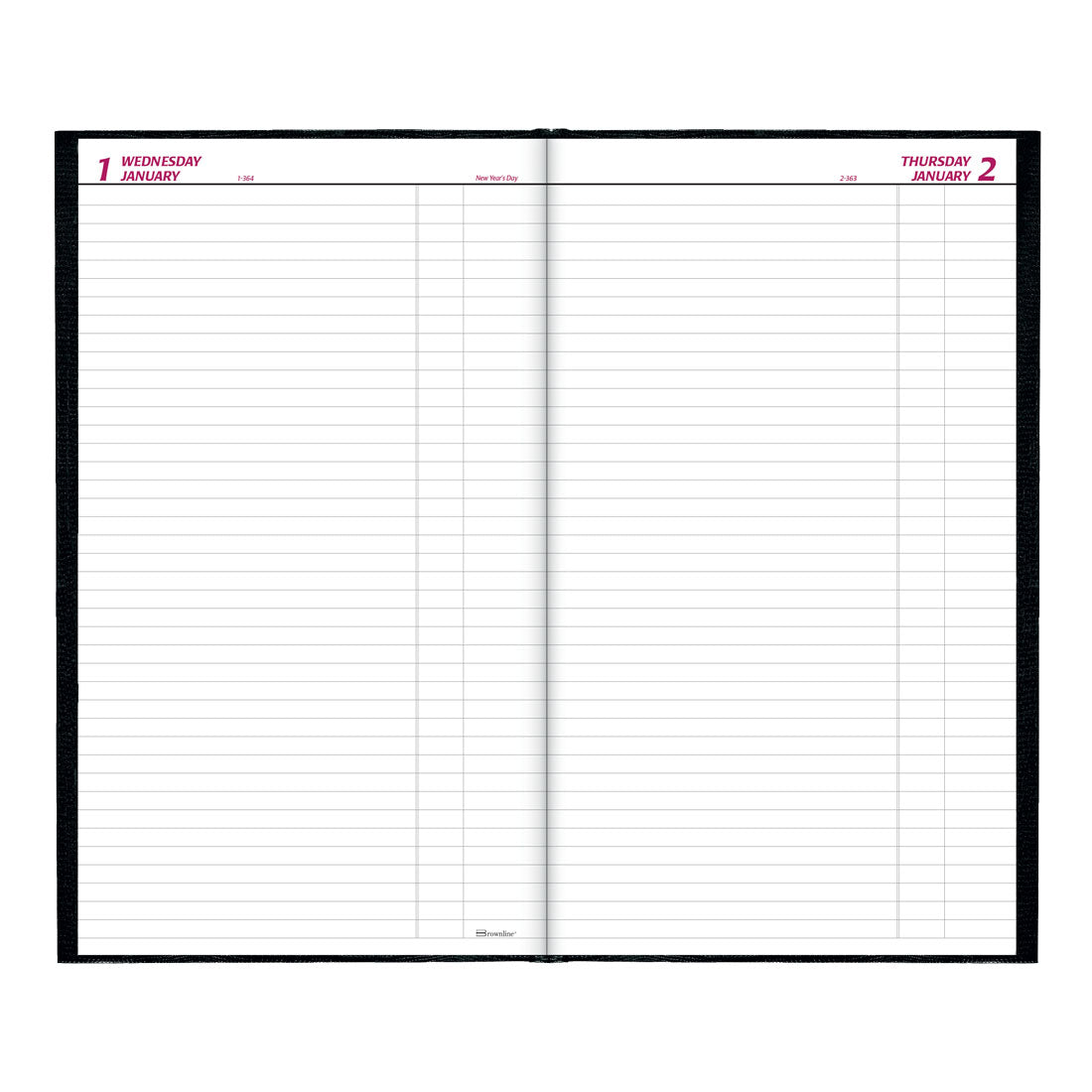 Daily Planner 2025, English, C551.BLK#color_black