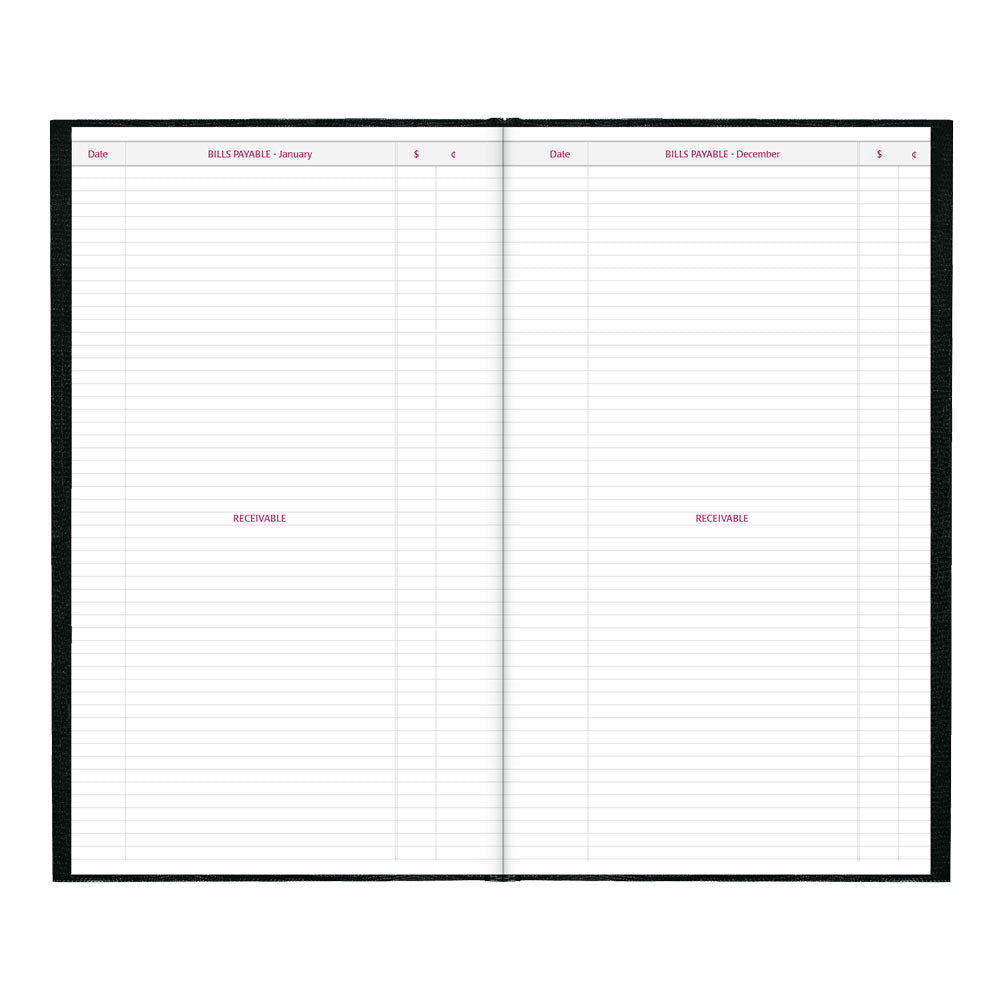 Traditional Daily Untimed Planner, 2027 Black C551.BLK-27 - Brownline#color_black