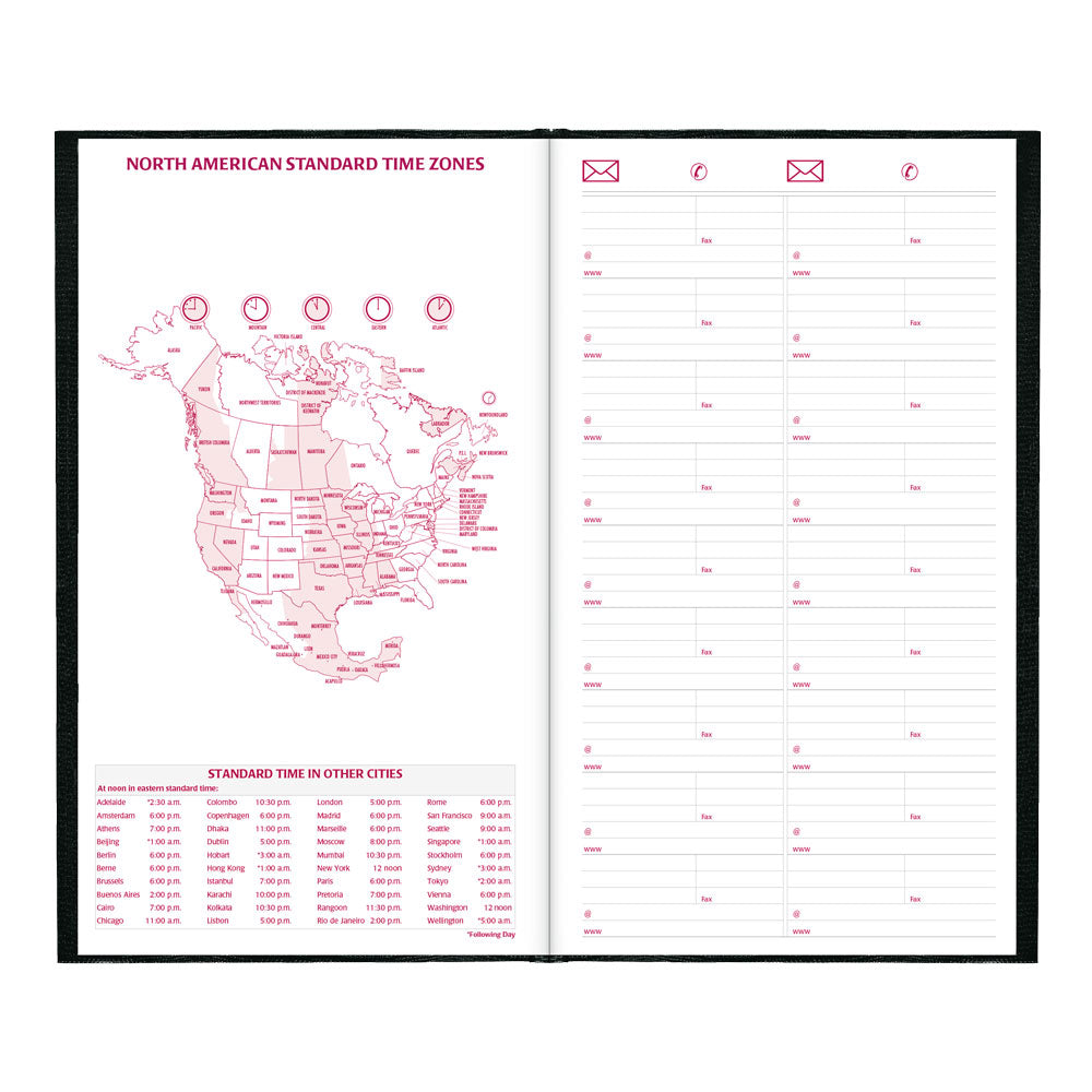 Traditional Daily Untimed Planner, 2027 Black C551.BLK-27 - Brownline#color_black